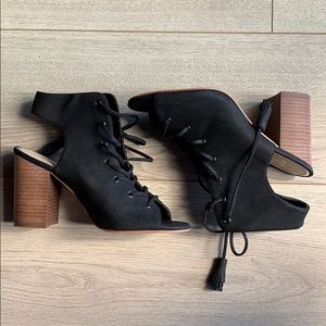 Jessica Simpson lace up booties